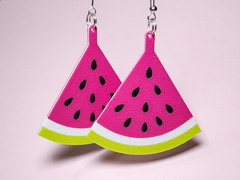 Boucles d'oreilles Pastèque - Image 4