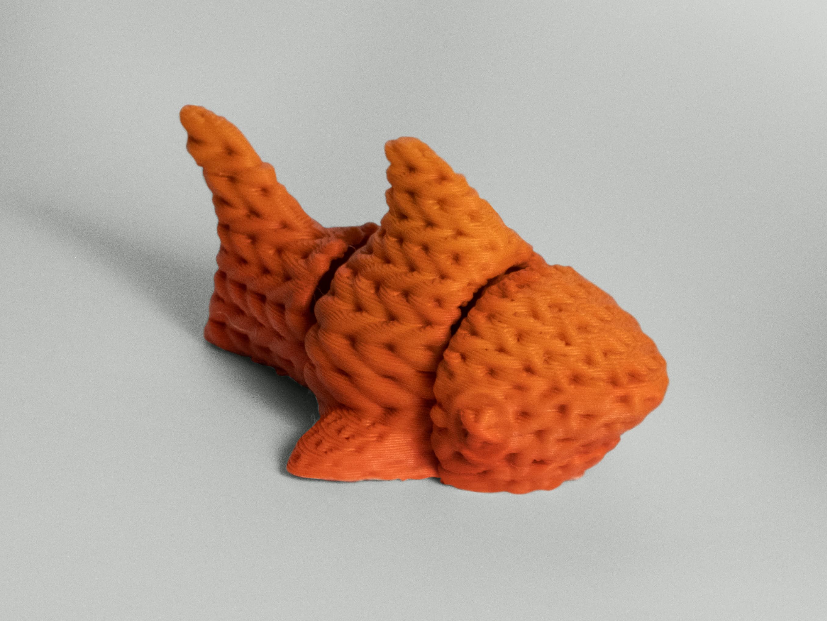 Mini Knitted Requin Articulé Porte-clés - Image 4