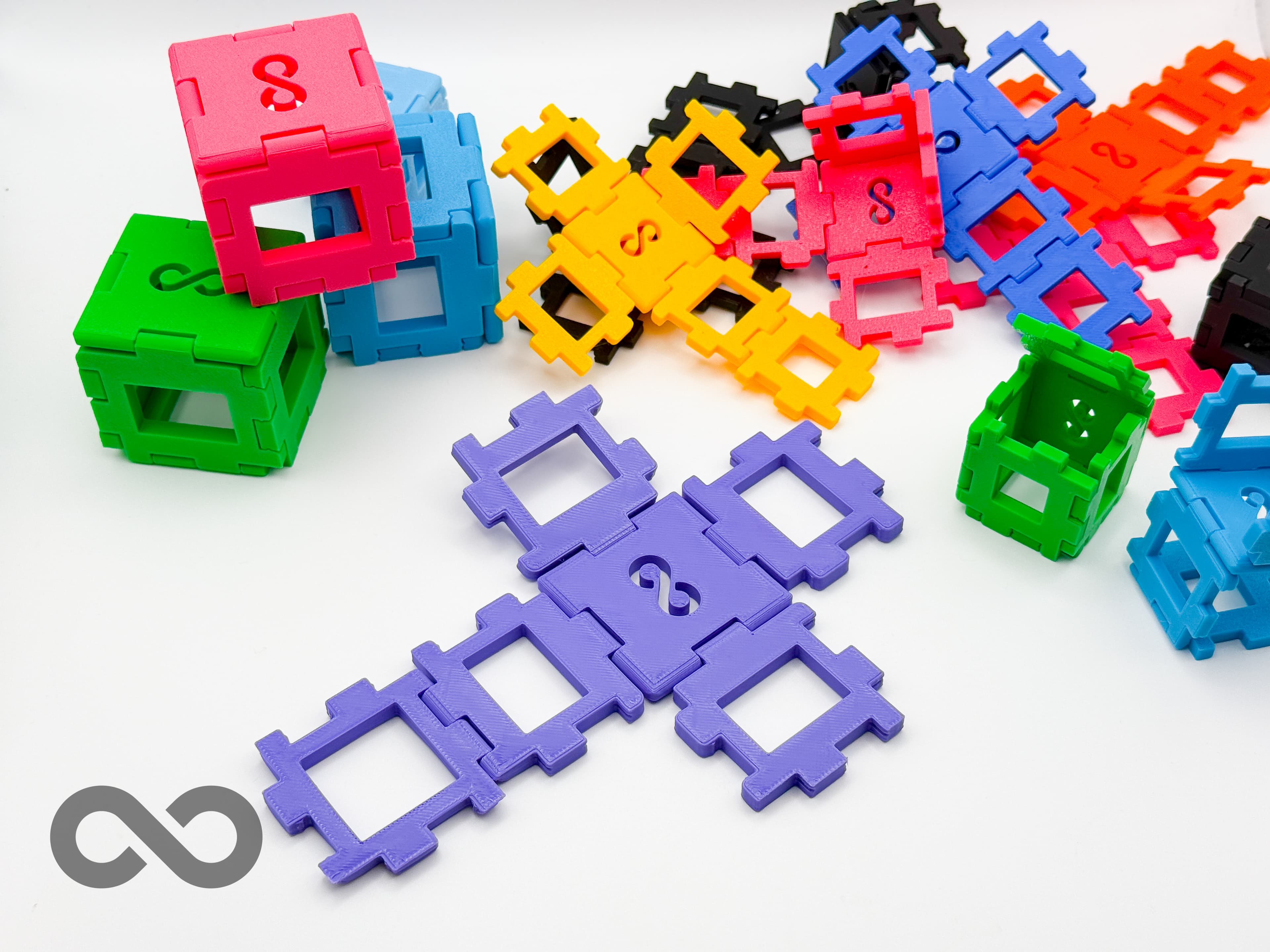 Folding Anti-Anti-stress Clic Cube - - Image 3