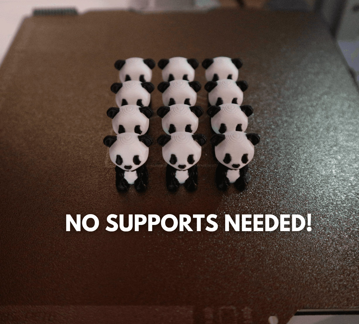 Mignon Minuscule Pandas Porte-clés - - Image 3