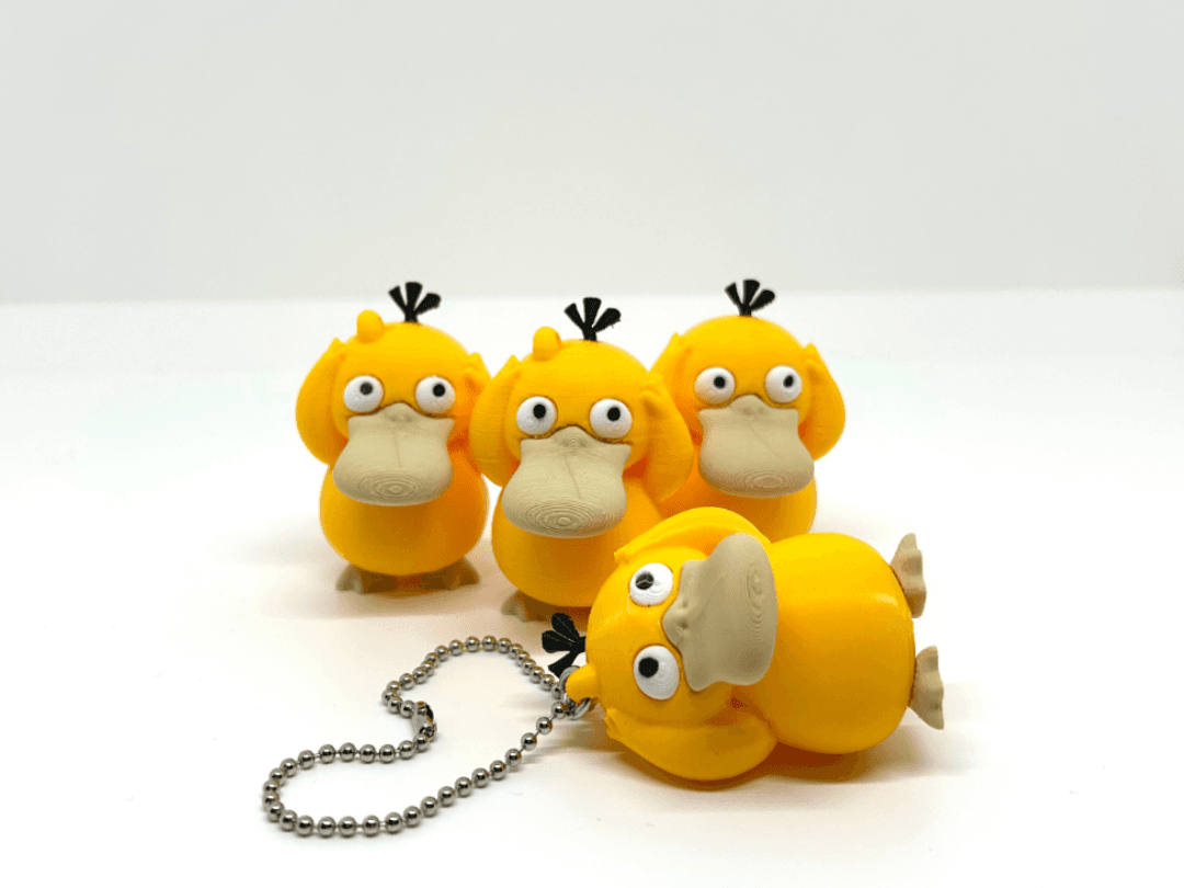 Mini Psyduck - No - Jouet Porte-clés - Multi-part