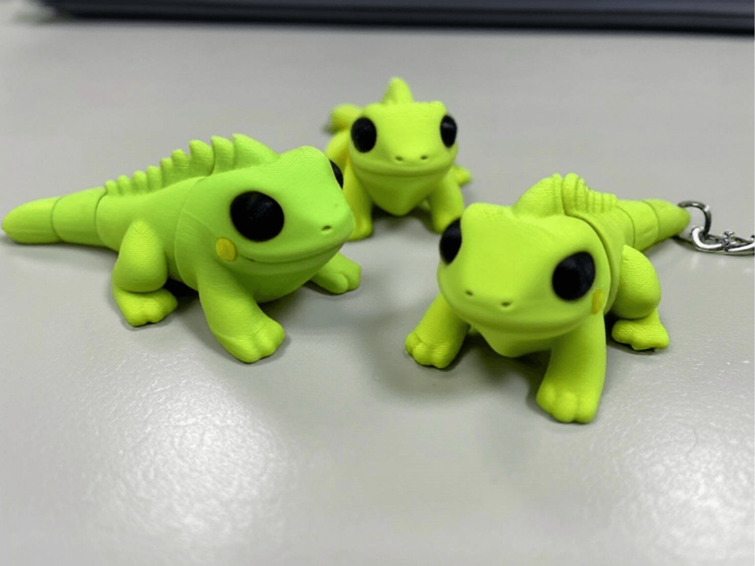 Mini Cyclura Iguana - Figurine Porte-clés