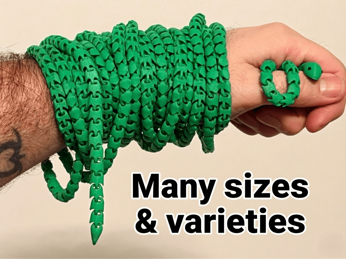 Tiny Flexible Serpent As Long As It Gets One