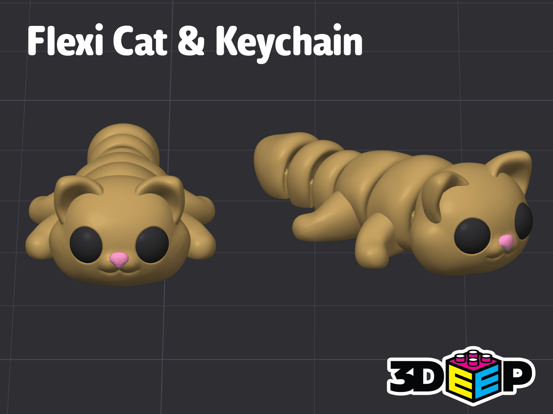 Porte-clés Chat Flexi Articulé - Image 2