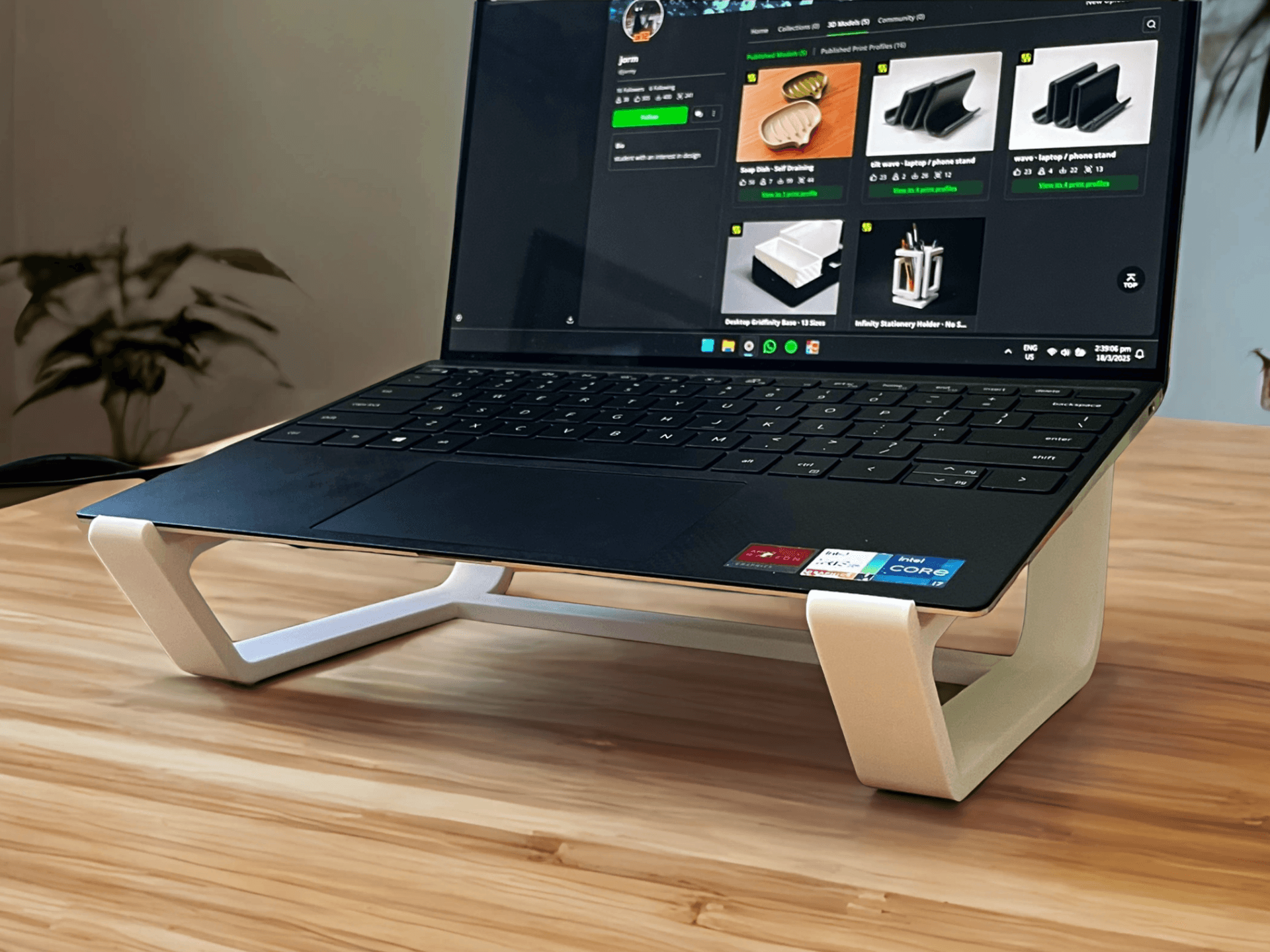 Sleek Laptop Riser