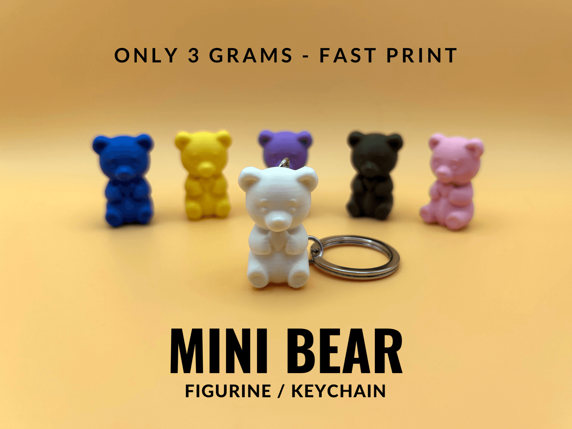 Mignon Mini Ours - Figurine Porte-clés