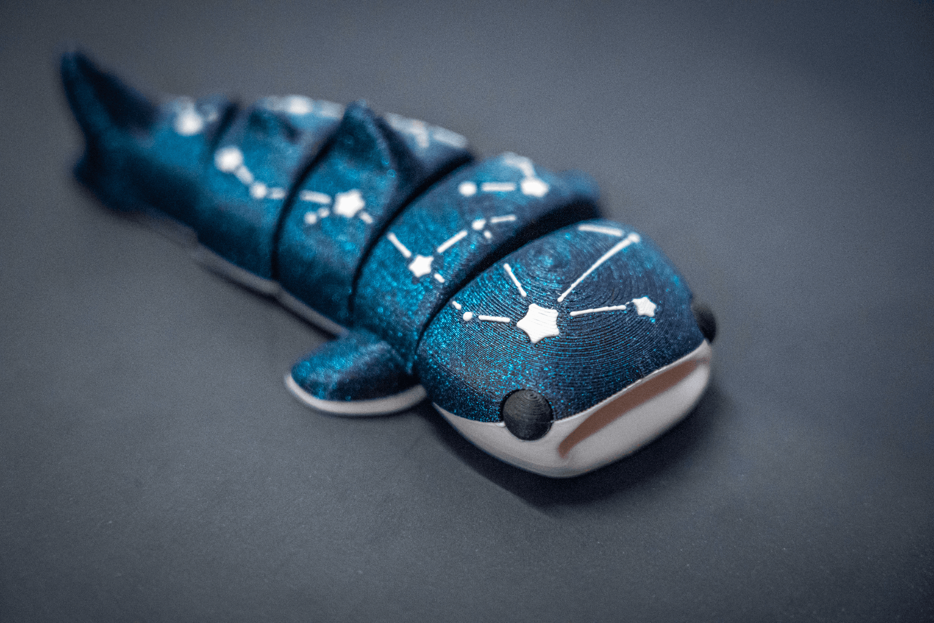 Flexible Baleine Requin Porte-clés - Image 3