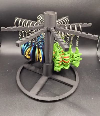 Présentoir Porte-clés Rotatif Empilable - Image 3