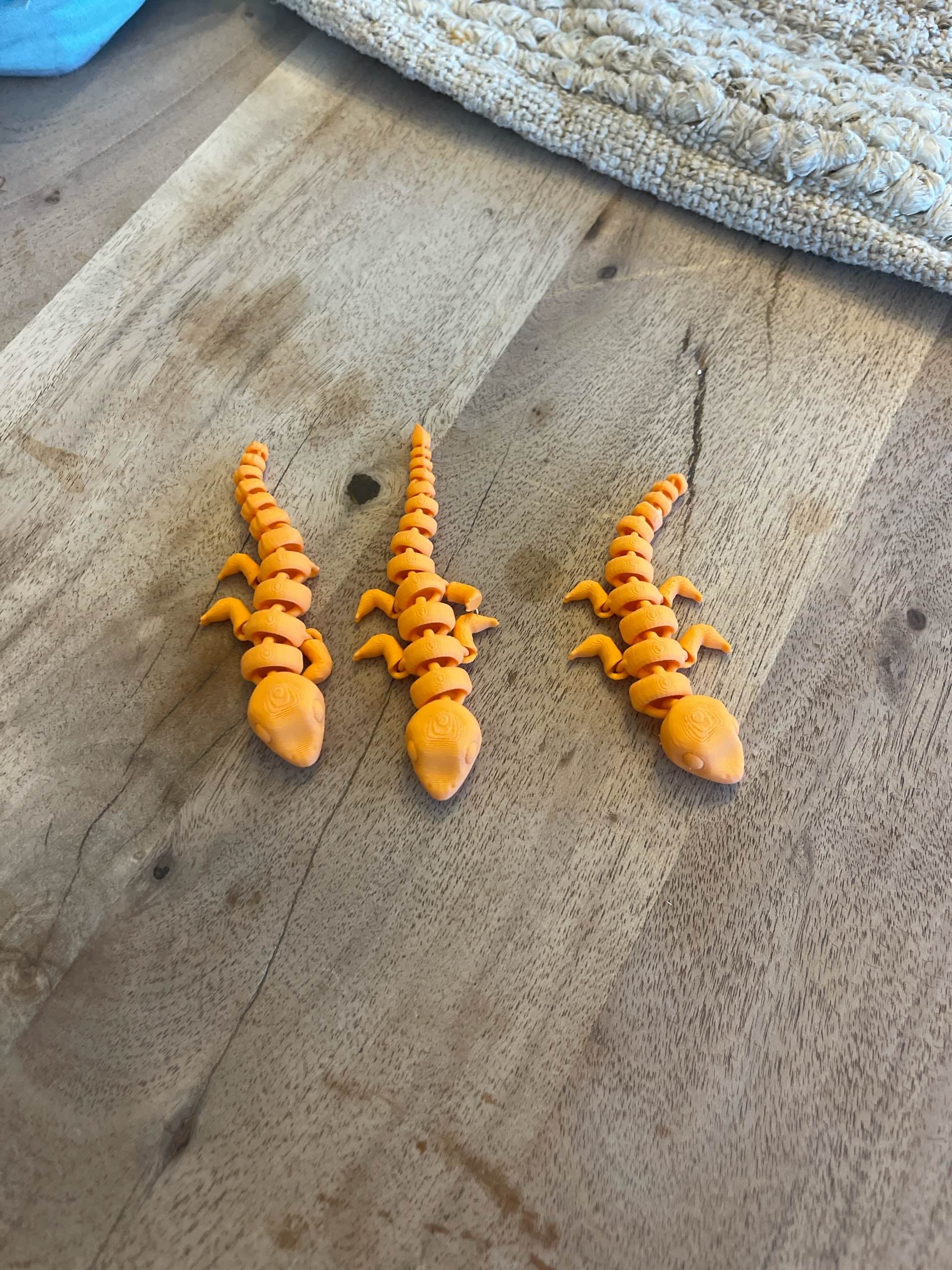 Articulé Flexible Baby Dragon - Gecko - Lézard - Image 3