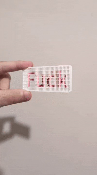 Customizable Parametric Lithophane Text - Image 4