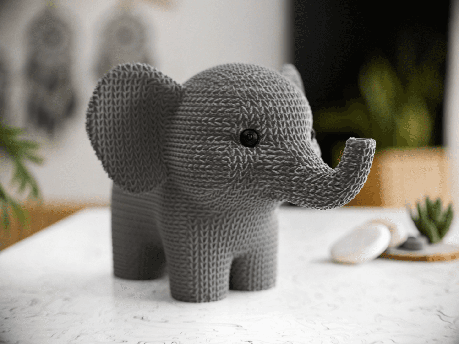 Mignon Knitted Éléphant - No - Image 4
