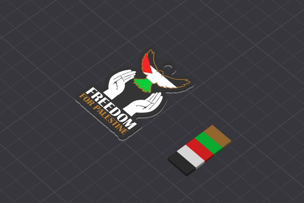 Liberté for Palestine Porte-clés & Badge - Image 5