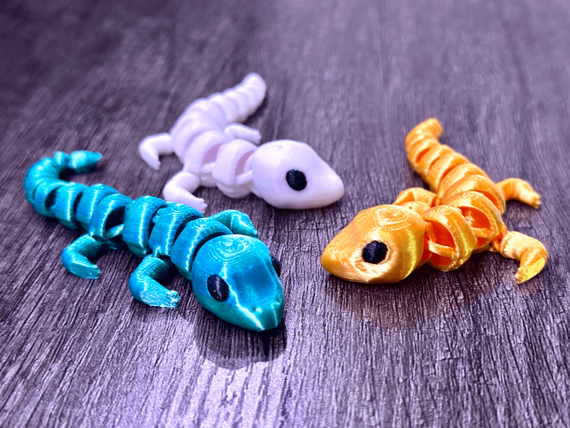 Articulé Flexible Baby Dragon - Gecko - Lézard - Image 2